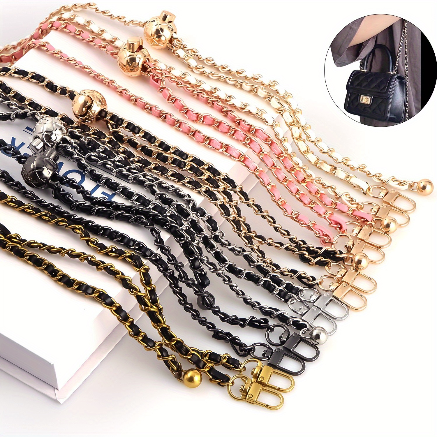 Women Bags Dior - Adjustable Purse Chain Straps 47 inch