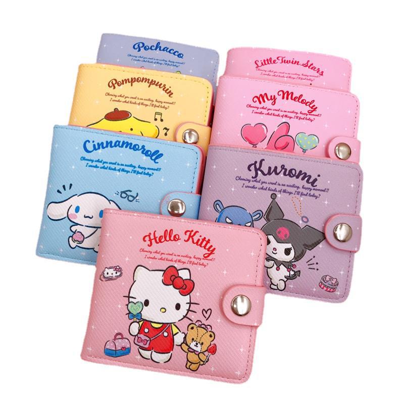 Women Bags And Purses - HELLO KITTY Cartoon Pu Casual Money
