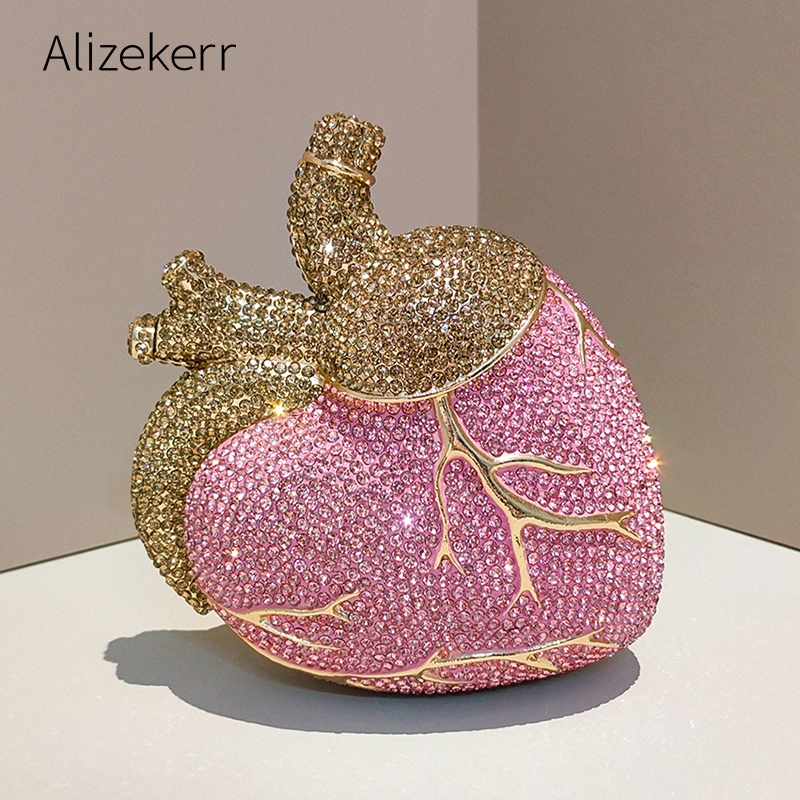 Alizekerr Heart Shaped Diamond - Women Bags 2026 Trends 评论和价格