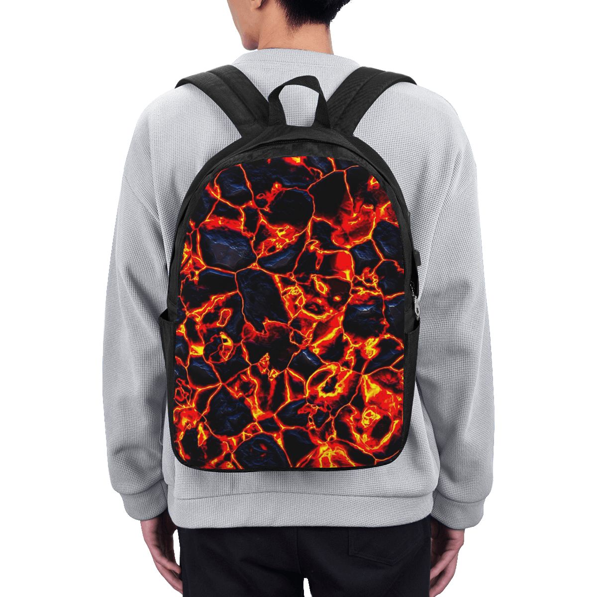 Magma Volcano Lava Fire Backpa - Women Bags For Laptop 评论和价格