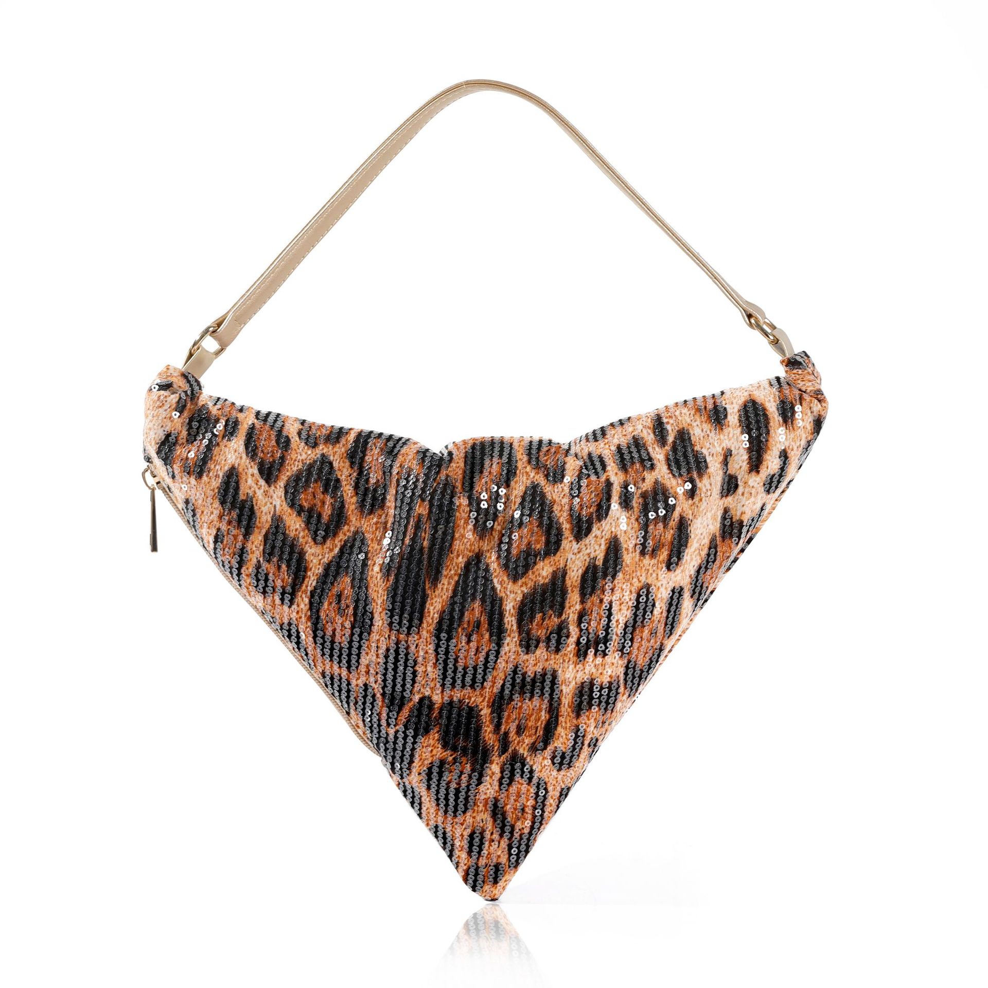 Leopard print crescent bag sho - Women Bags 2026 Trends 评论和价格