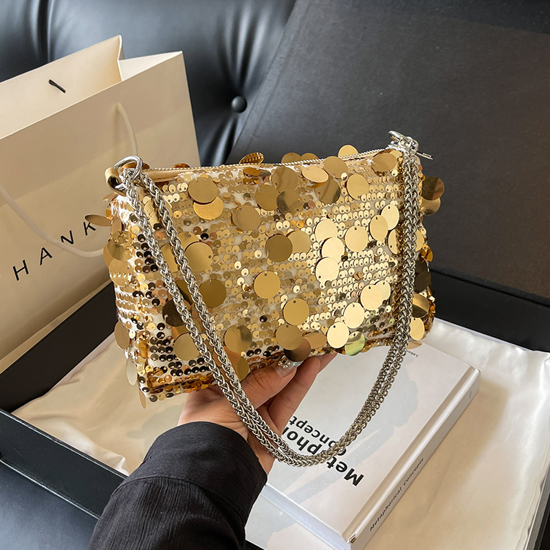Luxury Gold Sequined Party Pur - Women Bags Dior 评论和价格