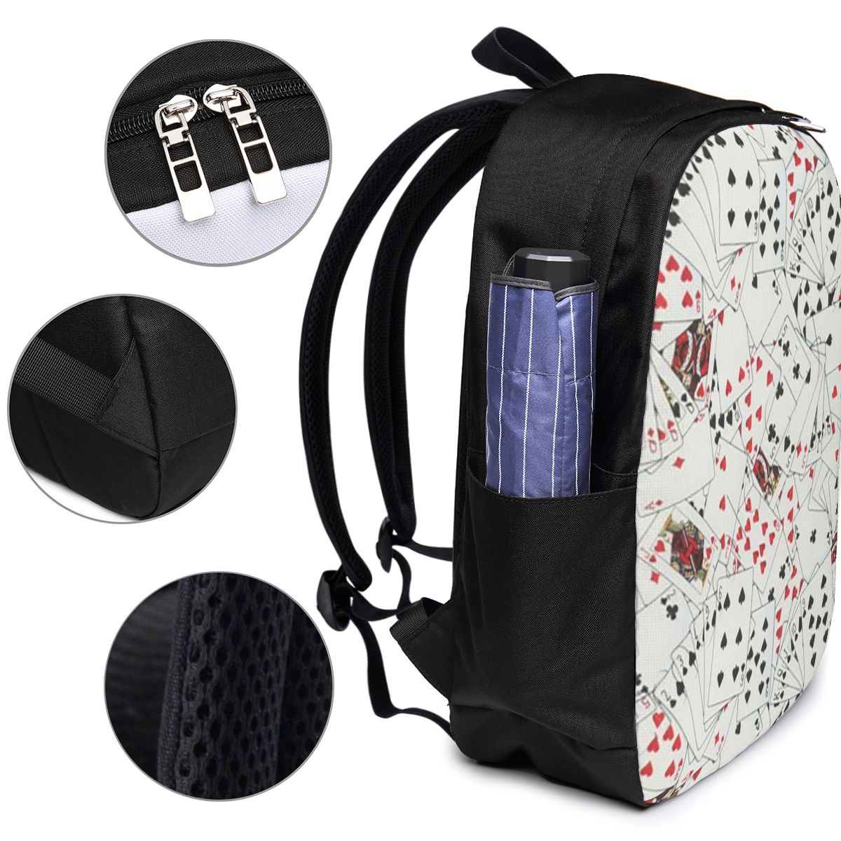 Playing Cards Poker Print Back - Women Bags For Laptop 评论和价格