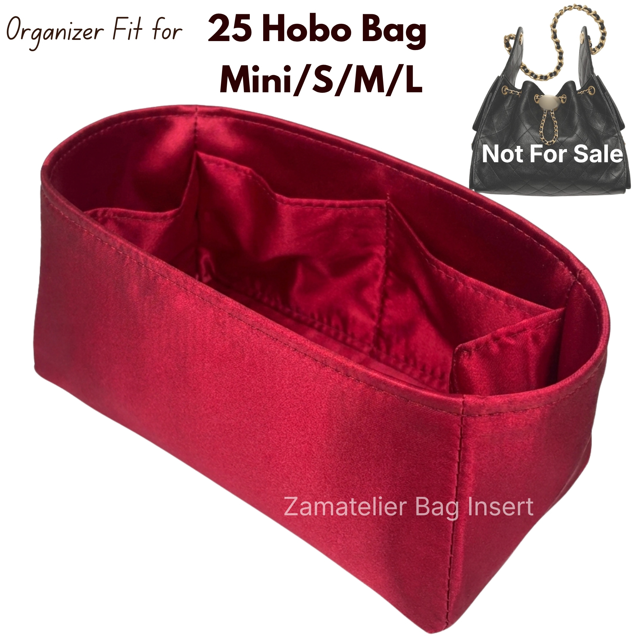 Custom Made Silk Insert for CC - Women Bags And Purses 评论和价格