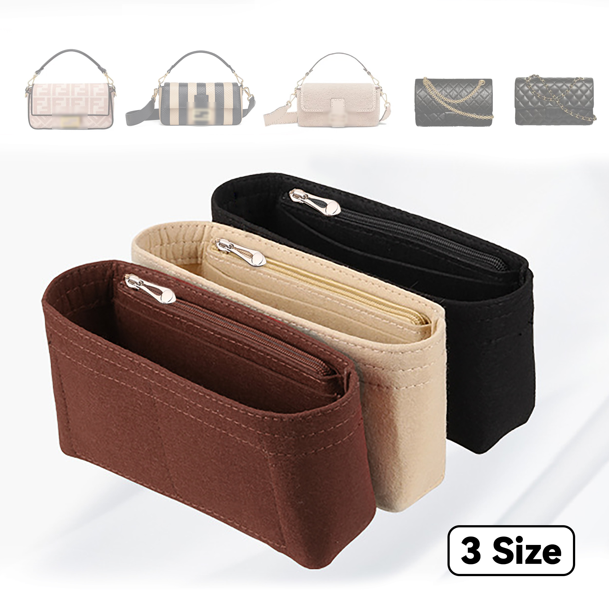 Felt Insert Bag Organizer, Mak - Women Bags Dior 评论和价格