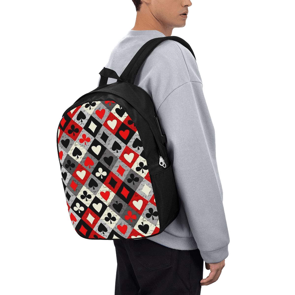 Playing Cards Poker Print Back - Women Bags For Laptop 评论和价格