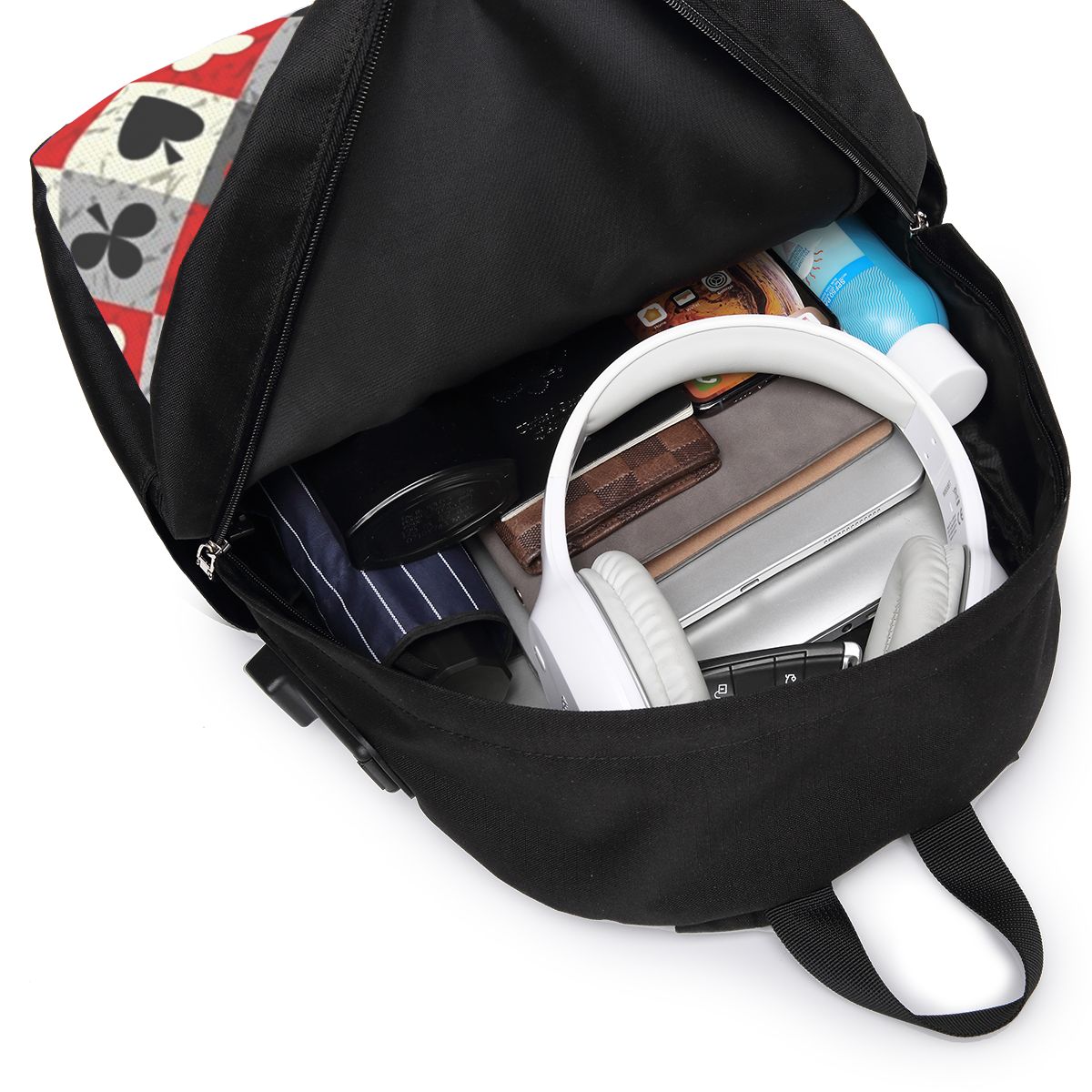 Playing Cards Poker Print Back - Women Bags For Laptop 评论和价格