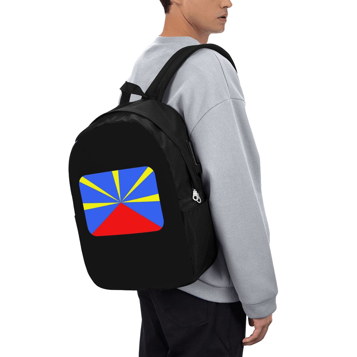 974 Reunion Island Flag Backpa - Women Bags For Laptop 评论和价格