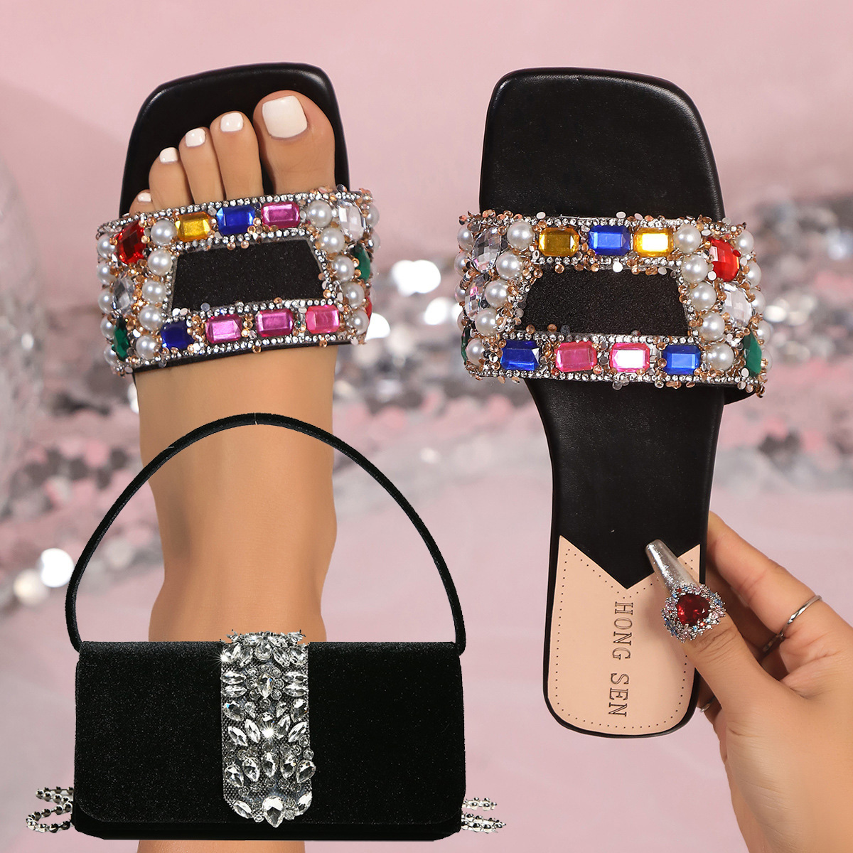 Colorful Flat Slippers For Wom - Women Bags 2026 评论和价格