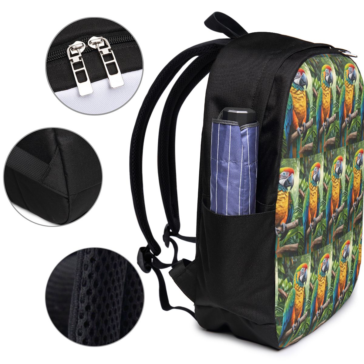 Cute Macaw Parrots Backpack Tr - Women Bags For Laptop 评论和价格
