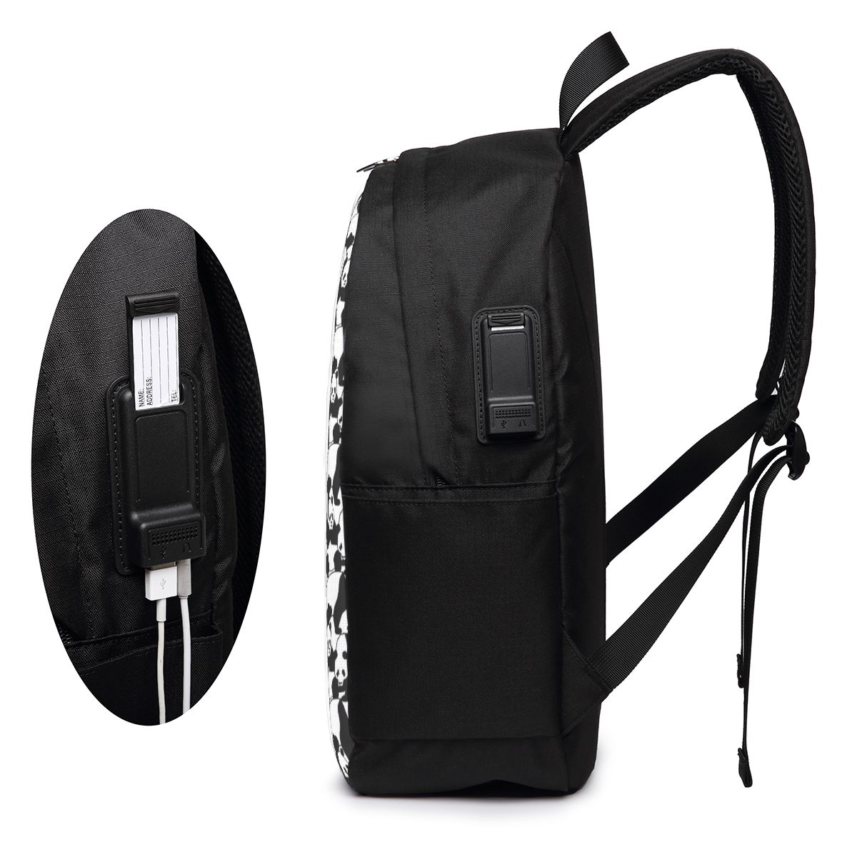 Panda Pattern Backpack Travel  - Women Bags For Laptop 评论和价格