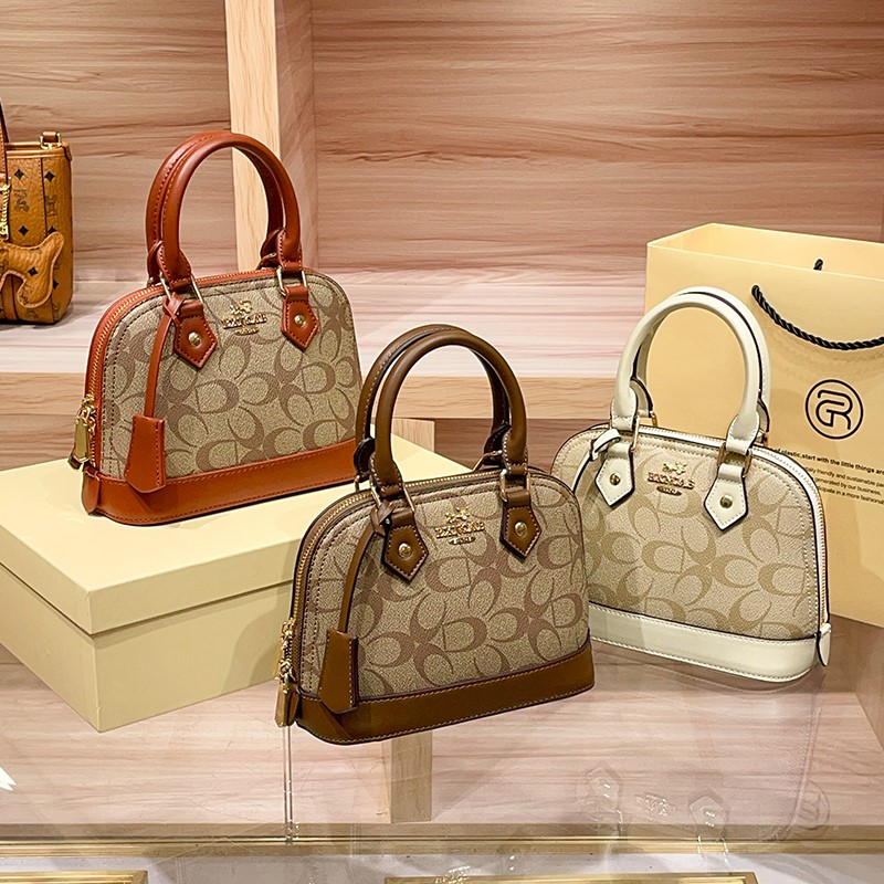 Brand Women's Handbag Shell Ba - Women Bags Coach 评论和价格